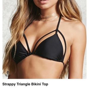Black bikini top from forever 21! NWT, size XL